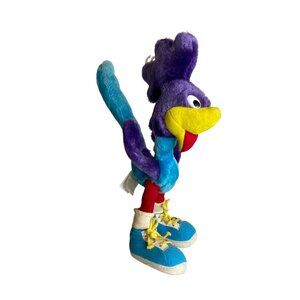Vintage Roadrunner Plush 14" Warner Bros 1993 By 24K Company‎ With Blue Sneakers